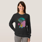 Cute Crab with Palm trees Seafood Ocean T-shirt (Voorkant volledig)
