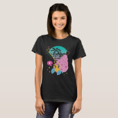 Cute Crab with Palm trees Seafood Ocean T-shirt (Voorkant volledig)
