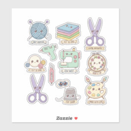 Cute Crafter Kawaii Pakket Sticker
