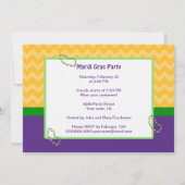 Cute Crawfish Fleur de Lis Mardi Gras Kaart (Achterkant)