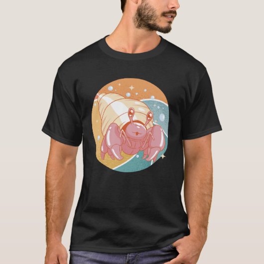Cute Crawfish Ocean Crab Zee animal T-shirt (Voorkant)
