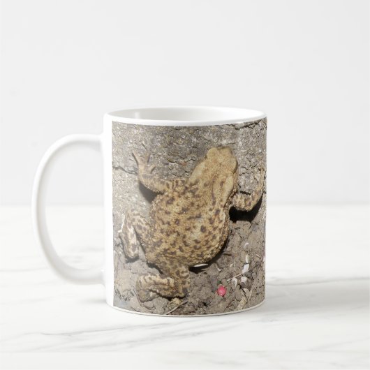 Cute Crawling Toad Coffee Mok (Links)