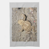 Cute Crawling Toad Kitchen Towel Theedoek (Verticaal)