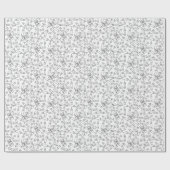 Cute Crayons Kleur uw eigen zwarte witte patroon Cadeaupapier (Vlak)