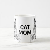 Cute Crazy Cat Lady Kitten Kat Mam Gift Dames Koffiemok (Center)