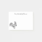 Cute Crazy Chicken Lady Boerderij Farmer Rooster Post-it® Notes (Voorkant)