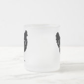 Cute Crazy Chicken Lady Matglas Koffiemok (Center)