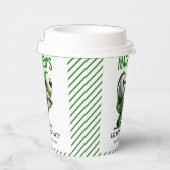 Cute Crazy Frog Farm Theme 1st Birthday Papieren Bekers (Rechts)