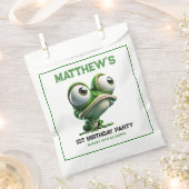 Cute Crazy Frog Farm Theme 1st Birthday Party Bedankzakje (Geknipt)