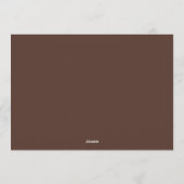 Cute Crazy wildebeest Farm Theme 1st Birthday Kaart (Achterkant)