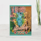 Cute Creature Chihuahua Butterfly Birthday Kaart (Voorkant)