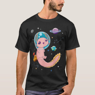 Cute Creepy Anime Pastel Gothic Clothes Space Axol T-shirt