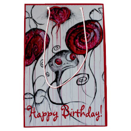 Cute & Creepy Creature Red Pink Gothic Fun Sweet A Medium Cadeauzakje