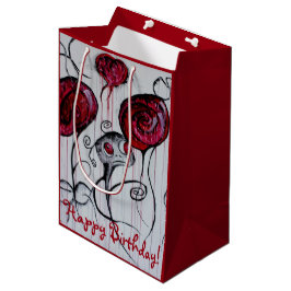 Cute & Creepy Creature Red Pink Gothic Fun Sweet A Medium Cadeauzakje