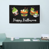 Cute & Creepy Halloween-behandelingen Spandoek (Beurs)