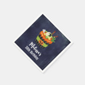 Cute & Creepy Halloween Cupcake Birthday Servet (Hoek)