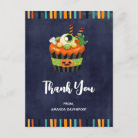 Cute & Creepy Halloween Cupcake Hartelijk dank