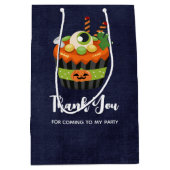Cute & Creepy Halloween Cupcake Hartelijk dank Medium Cadeauzakje (Voorkant)