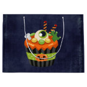 Cute & Creepy Halloween Cupcake met Big Eyeball Groot Cadeauzakje (Voorkant)