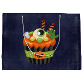 Cute & Creepy Halloween Cupcake met Big Eyeball Groot Cadeauzakje (Achterkant)