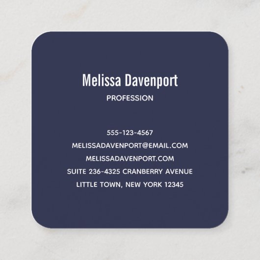 Cute & Creepy Halloween Cupcake met Big Eyeball Vierkante Visitekaartje (Achterkant)