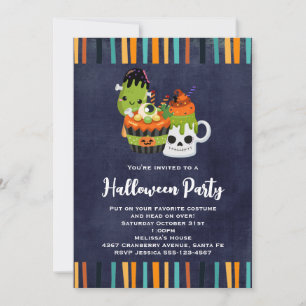 Cute & Creepy Halloween Feest Kaart