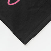 Cute Creepy Horror Make My Heart Scream Valentine’ Fleece Deken (Hoek)