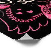 Cute Creepy Horror Make My Heart Scream Valentine’ Poster (Hoek)