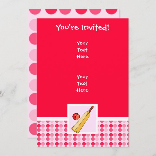 Cute Cricket Kaart (Voorkant / Achterkant)