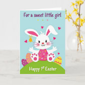 Cute Critter Verjaardagskaart Kaart (Gele Bloem)
