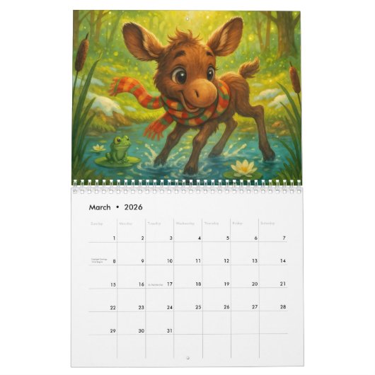 Cute Critters Calendar Kalender (Mar 2026)
