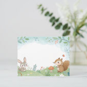Cute Critters in Nature Briefkaart (Staand voorkant)