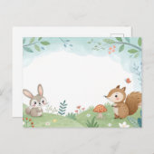 Cute Critters in Nature Briefkaart (Voorkant / Achterkant)