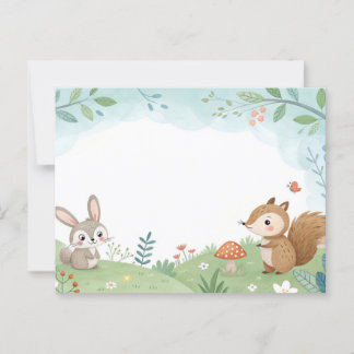 Cute Critters in Nature Briefkaart