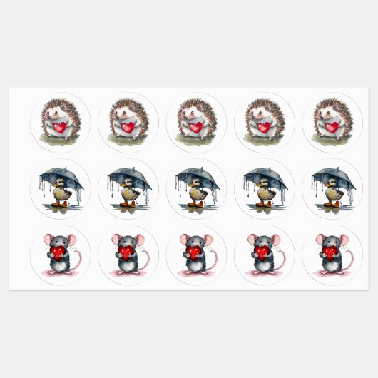 Cute Critters Labels (Vel)