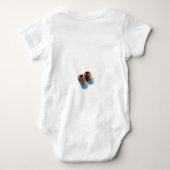 Cute Crochet Bear Personalized Romper (Achterkant)