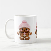 Cute Crochet Gingerbread Mug Cake Character Coffee Koffiemok (Links)