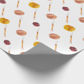 Cute Crochet Yarn Pattern Cadeaupapier (Hoek)