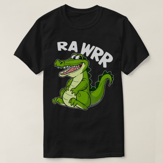 Cute Crocodile Alligator Croc Reptile T-shirt (Design voorkant)