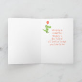 Cute Crocodile Animal Great Grandson Kinderen van  Kaart (Binnen)