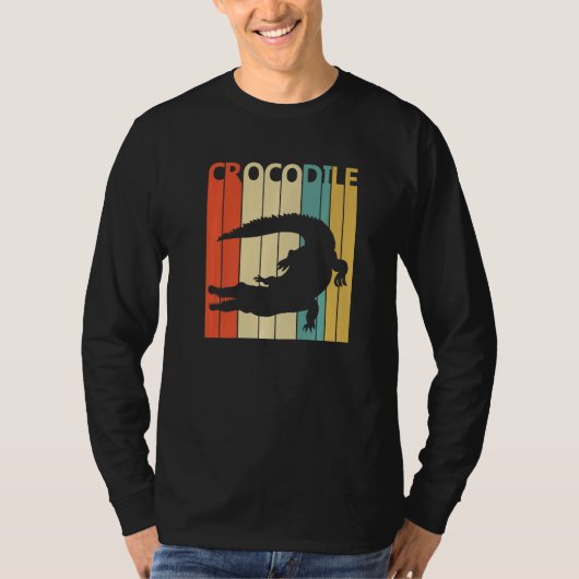 Cute Crocodile Animal T-shirt (Voorkant)