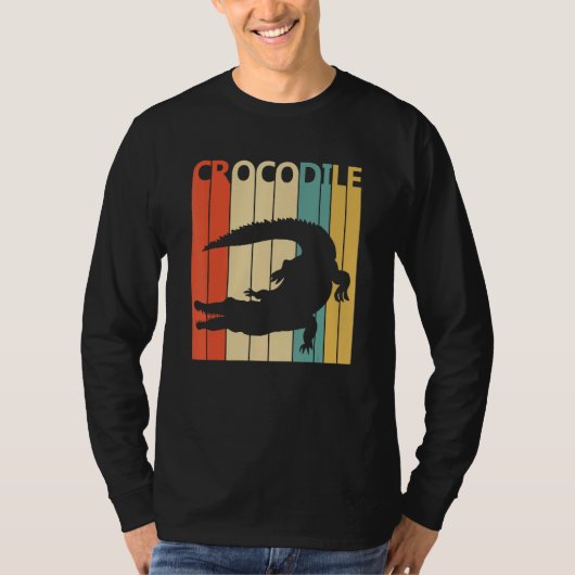 Cute Crocodile Animal T-shirt (Voorkant)