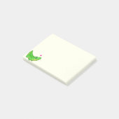 Cute crocodile love kawaii cartoon kinder post-it® notes (Schuin)