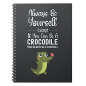 Cute Crocodile Lover Gifts Funny Animal Humor Notitieboek (Voorkant)