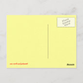 Cute Crocodile met een Briefkaart van de Heart Lov (Achterkant)