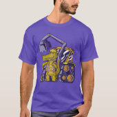 Cute Crocodile Worker T-shirt (Voorkant)