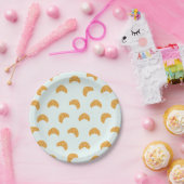 Cute Croissant Paper Borden Papieren Bordje (Feest)