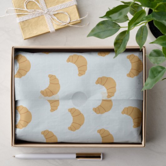 Cute Croissant Tissue Paper Tissuepapier (Geschenk)