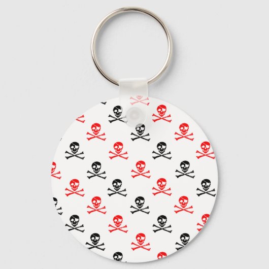 Cute Crossed Botten Sleutelhanger (Voorkant)