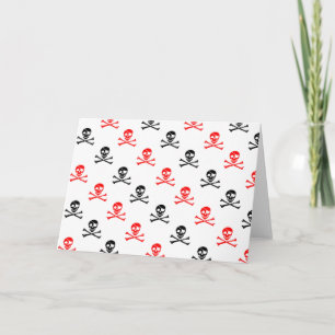 Cute Crossed Botten Wenskaart Kaart
